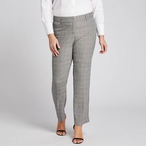 LANE BRYANT PLAID DRESS PANTS SZ 3X 24 PLUS